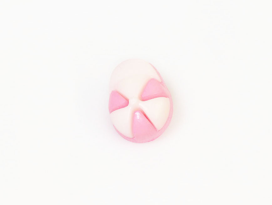 Beyaz Pembe 5 Cap Figure Buttons 15mm long
