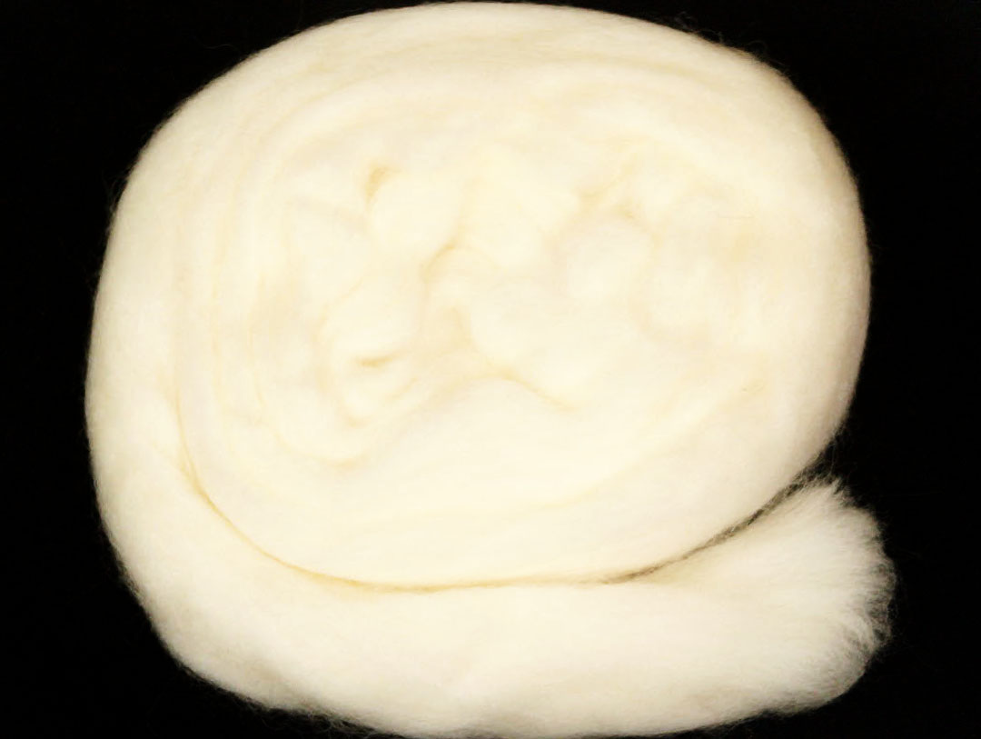 Ecru Needle Felting Wool