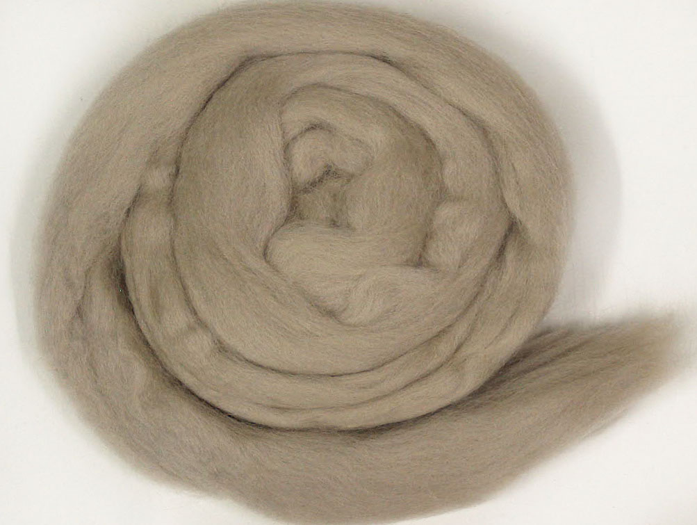 Dark Beige Needle Felting Wool