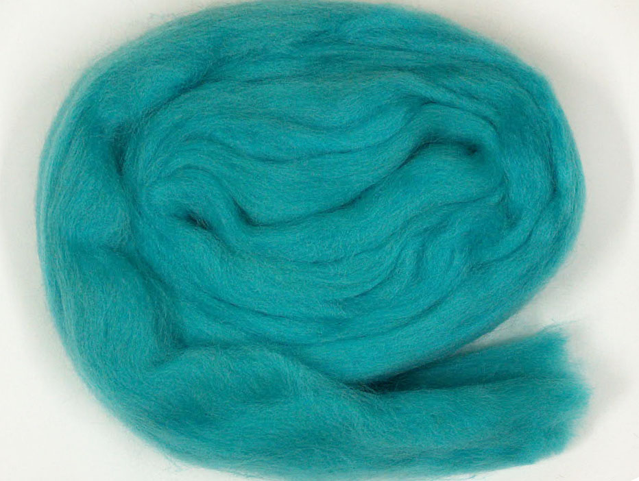 Turquoise Needle Felting Wool