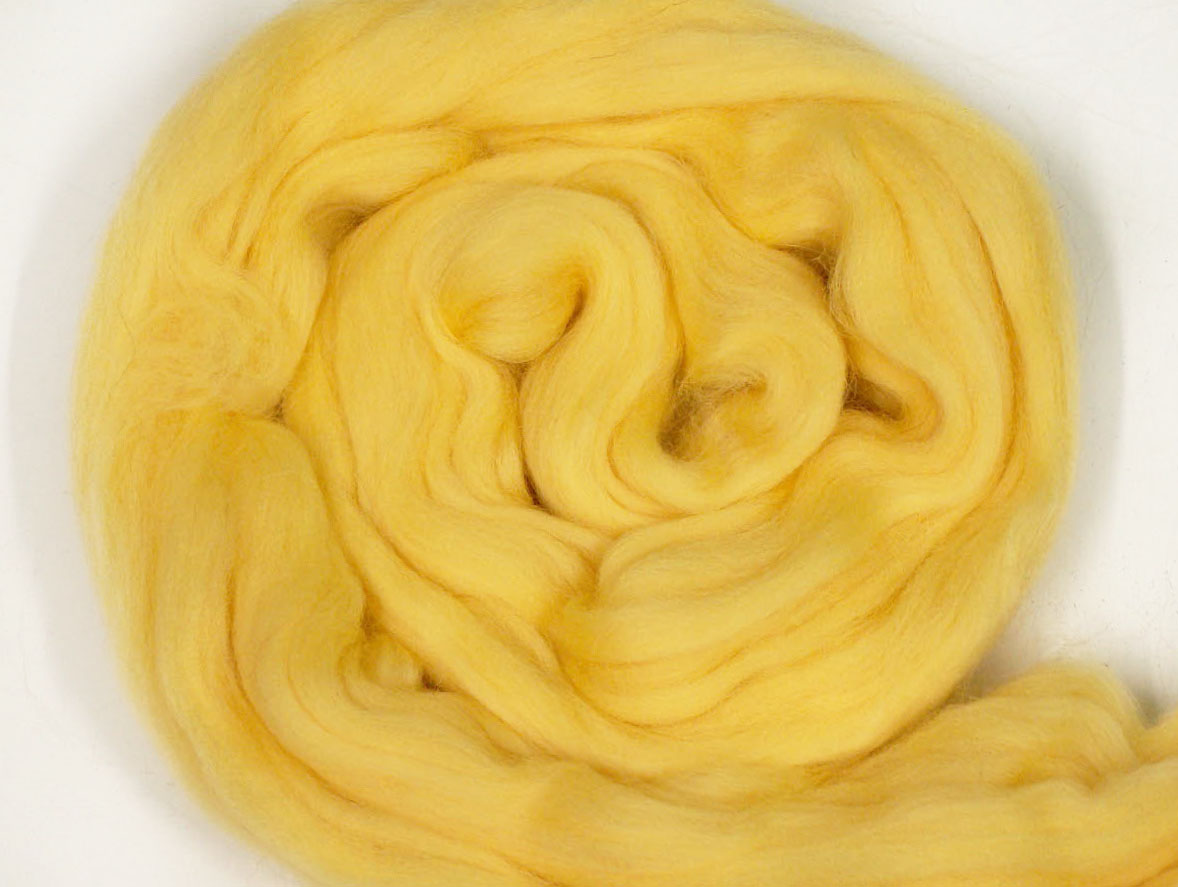 Yellow Needle Felting Wool