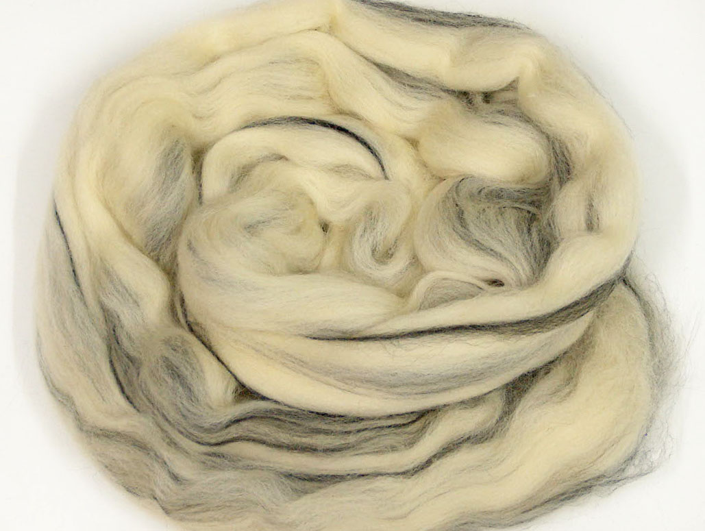 Krem Siyah Needle Felting Wool