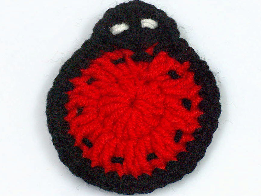 Knitted Accessory - Animal Figure Ladybird