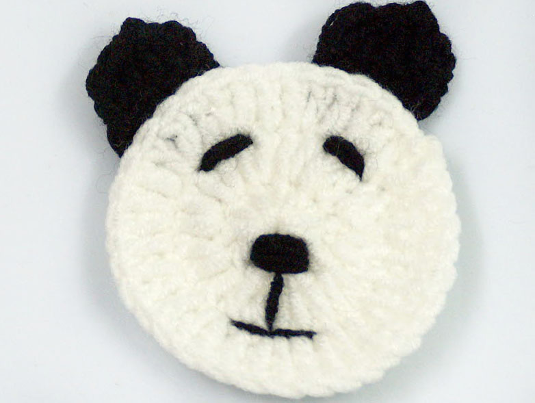 Knitted Accessory - Animal Figure Panda