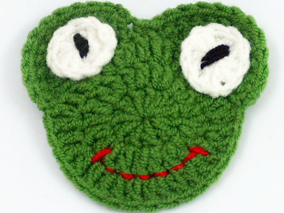 Knitted Accessory - Animal Figure Frog