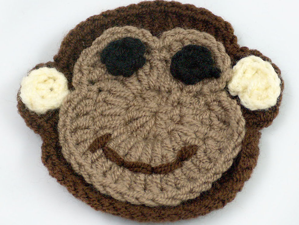 Knitted Accessory - Animal Figure Monkey