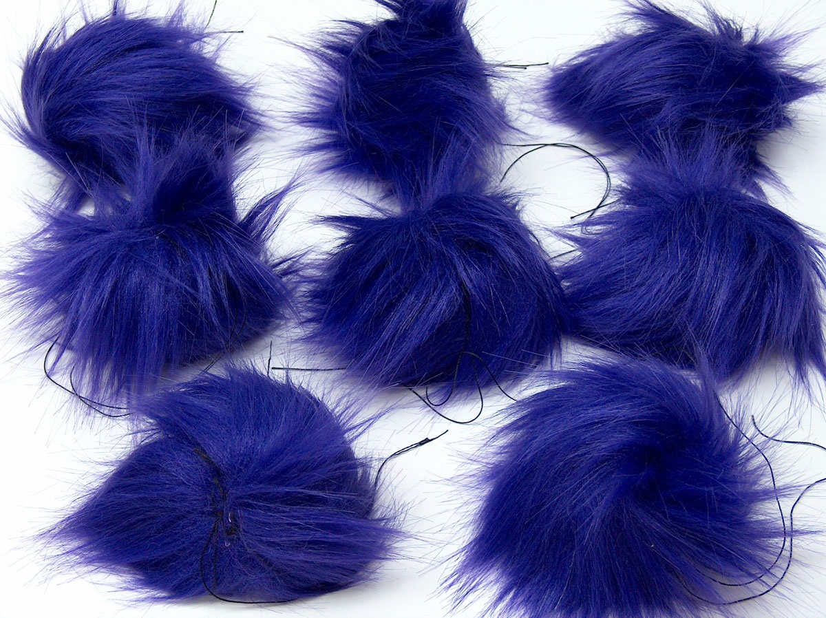 Mor 8 Faux Fur PomPoms