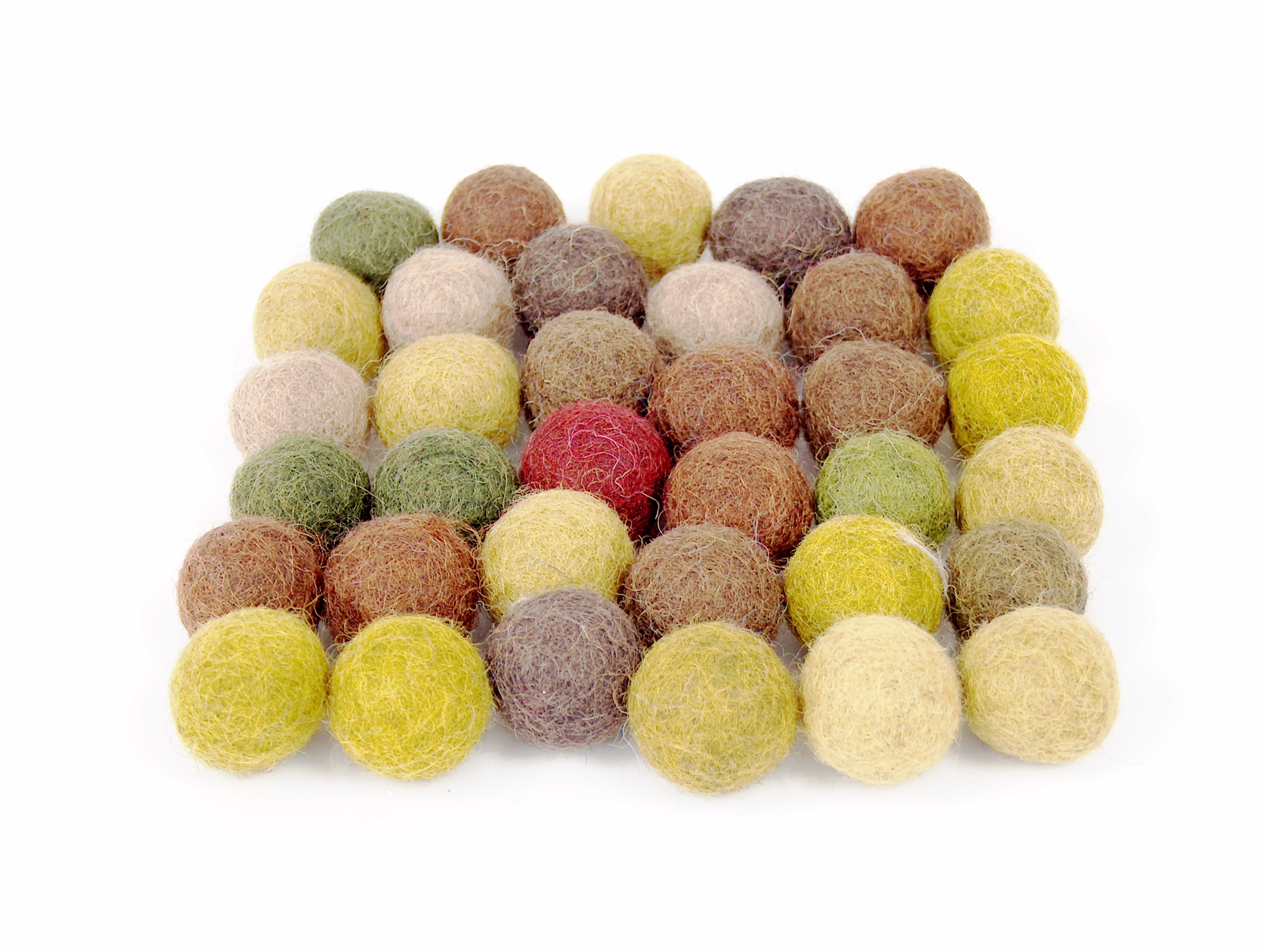 Çok renkli Sale PomPoms 35 balls of Felt PomPoms