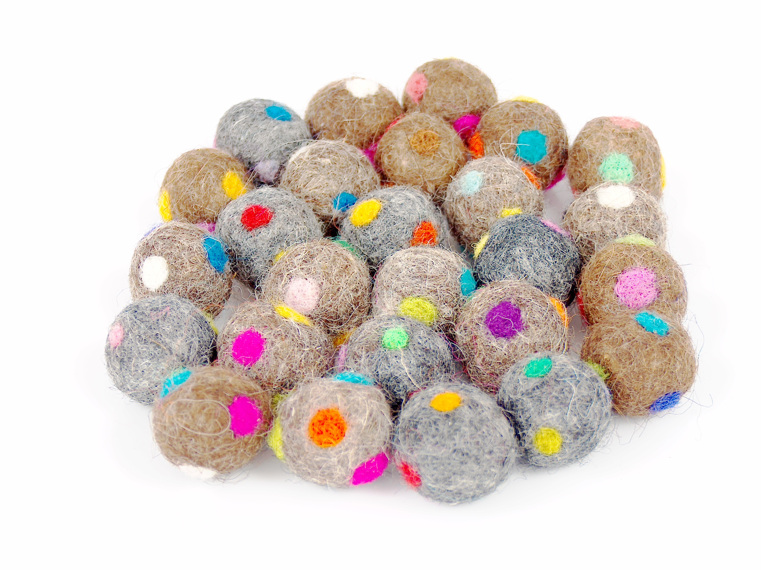 Çok renkli Sale PomPoms 26 balls of Felt PomPoms