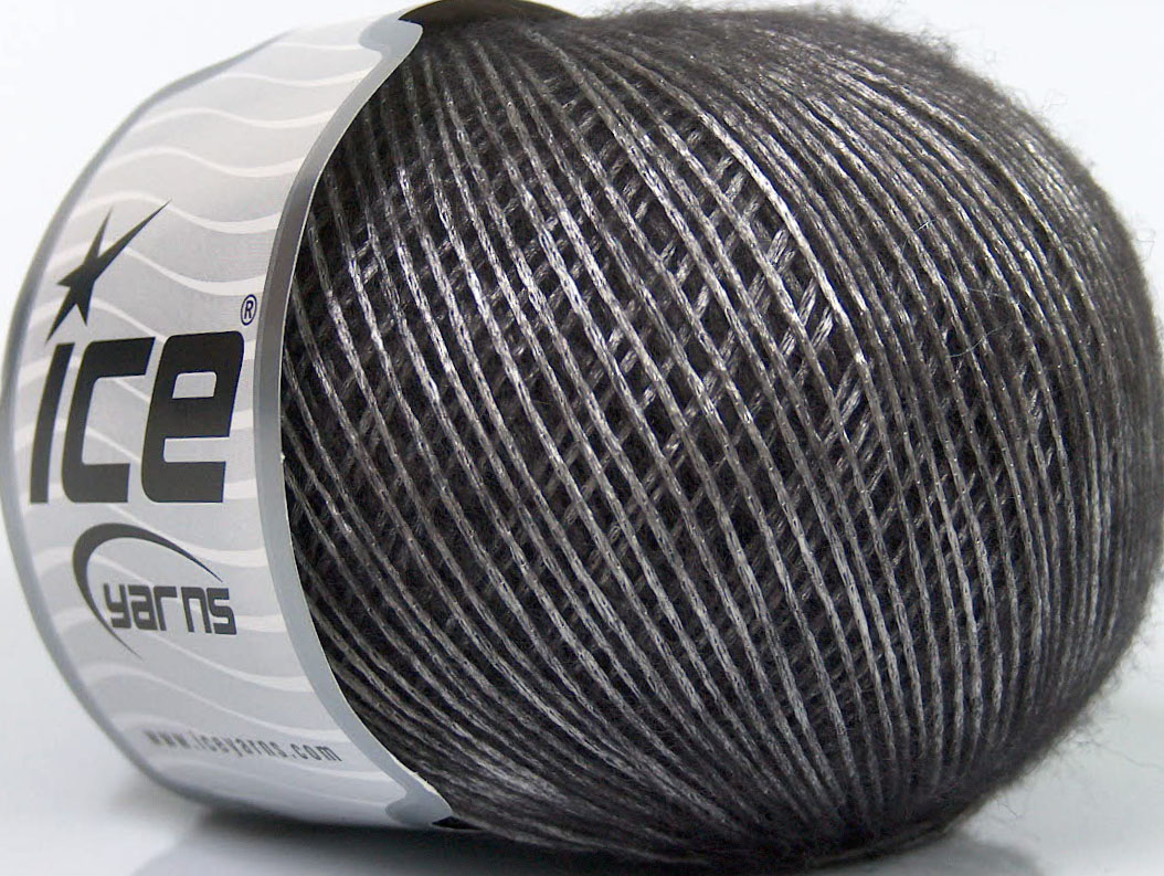 Lüks İplik Gümüş Mor Natural Yarn