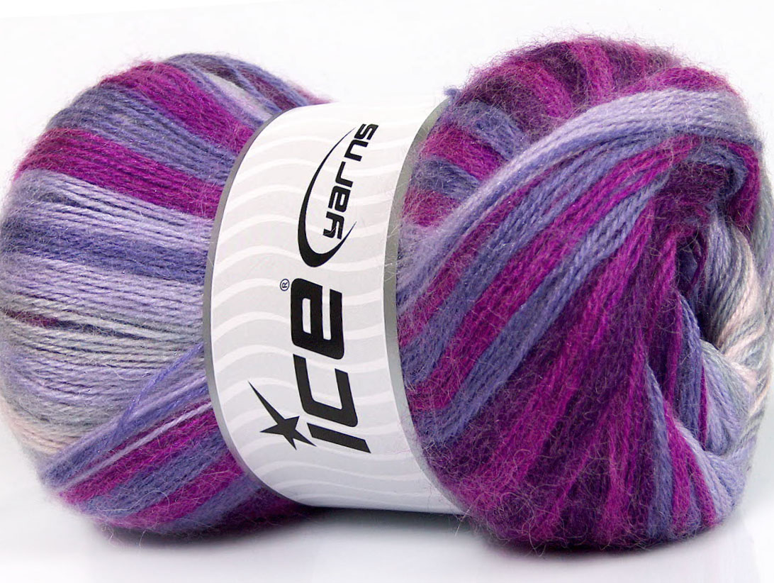 Mohair Magic Purple Lavender Lilac Fuchsia Fall Winter Yarns Ice Yarns Online Yarn Store
