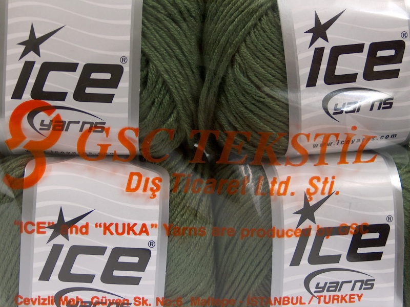 Cotton Bamboo Light Koyu Haki