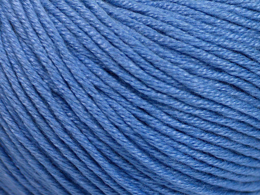 Lot of 4 x 100gr Skeins Ice Yarns COTTON BAMBOO LIGHT (60% Bamboo40% Cotton) Yarn Indigo Blue - photo 2