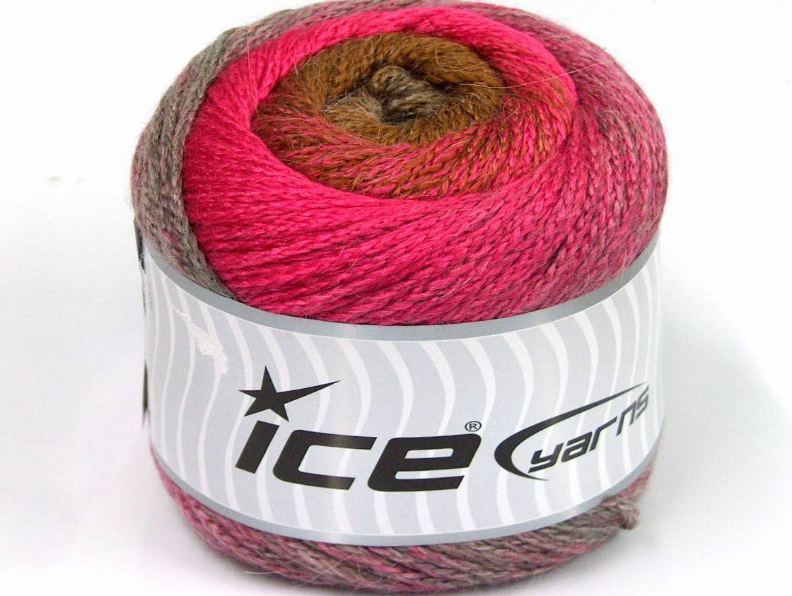 Cakes Chain Pink Grey Dark Green