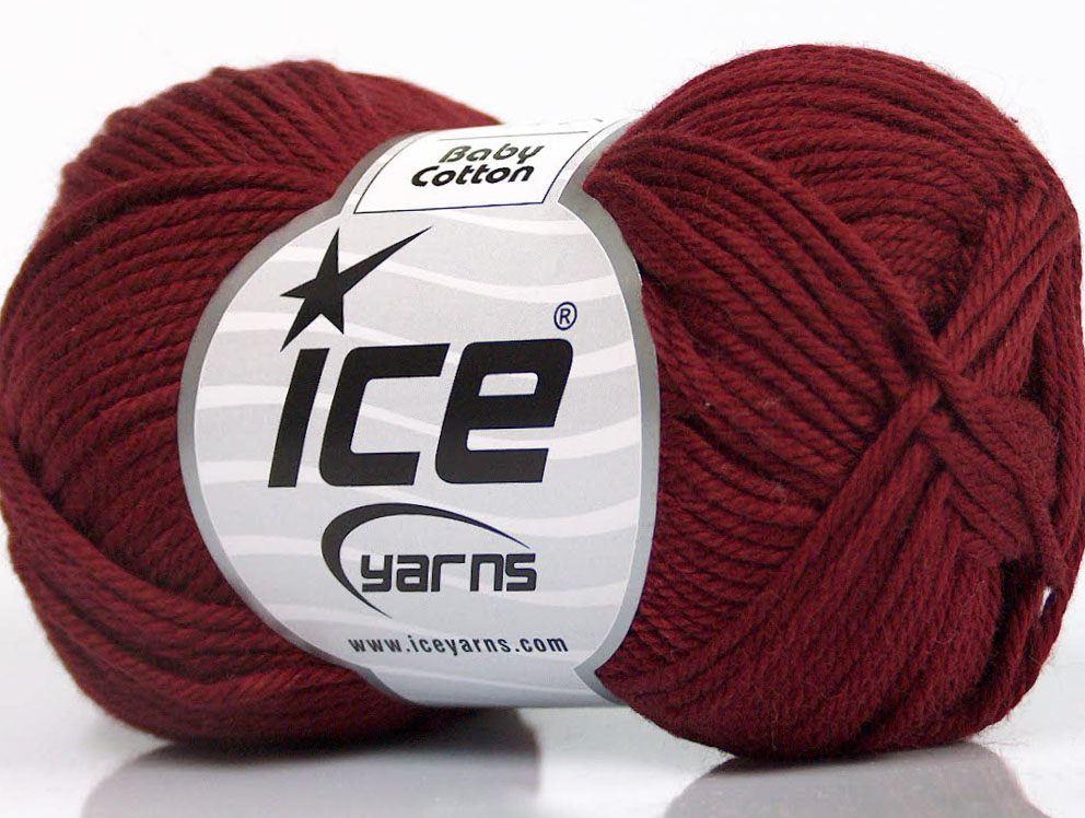 Baby Cotton Burgundy