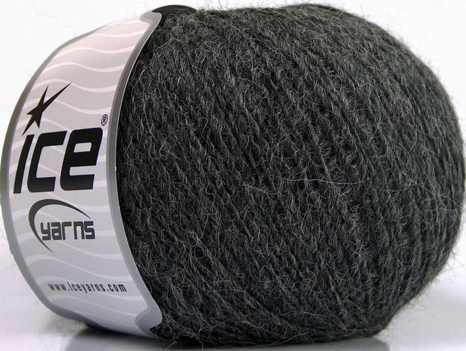 Peru Alpaca Fine Koyu Gri Melanj
