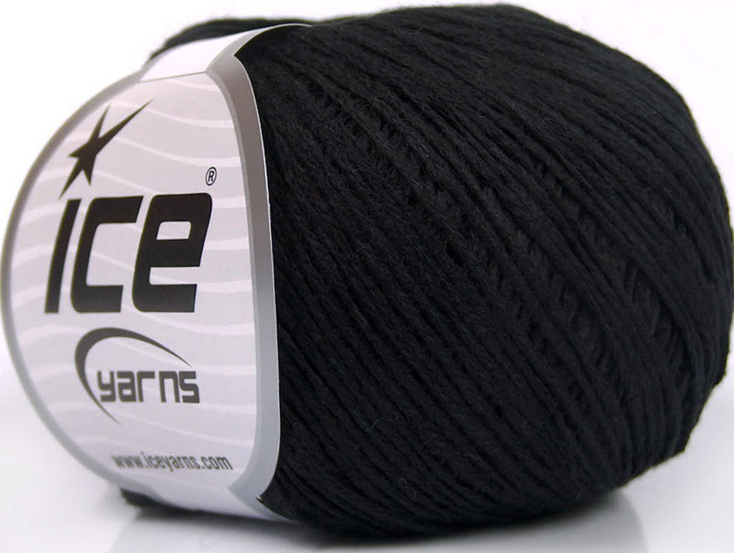 Lüks İplik Siyah Cashmere