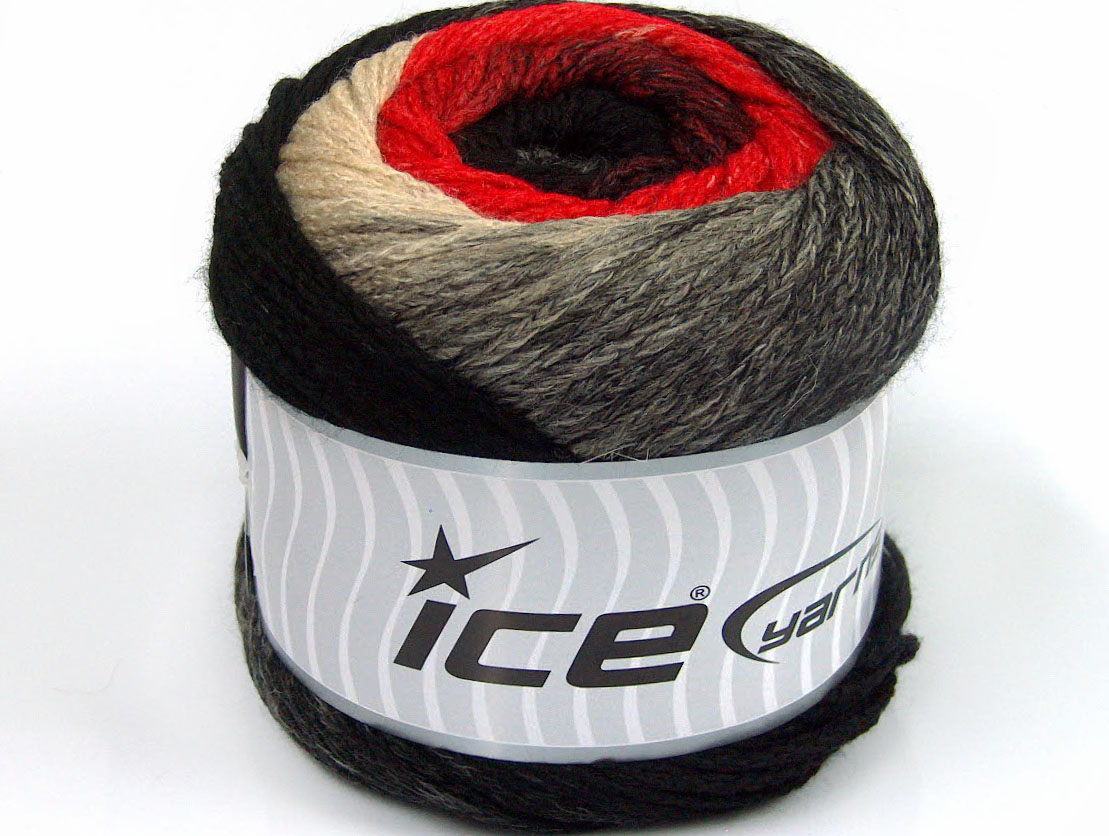 Cakes Chain Red Grey Black