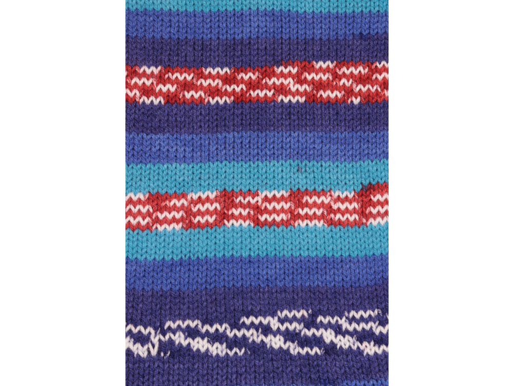 Favorite Ethnic White Turquoise Red Blue Shades