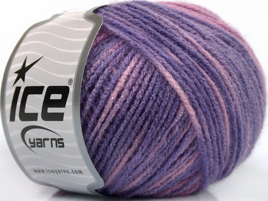 Sale Self-Striping Lilac Shades, Pink Shades