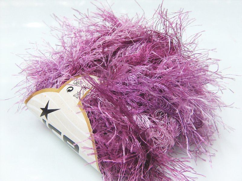 Long Eyelash Purple, White