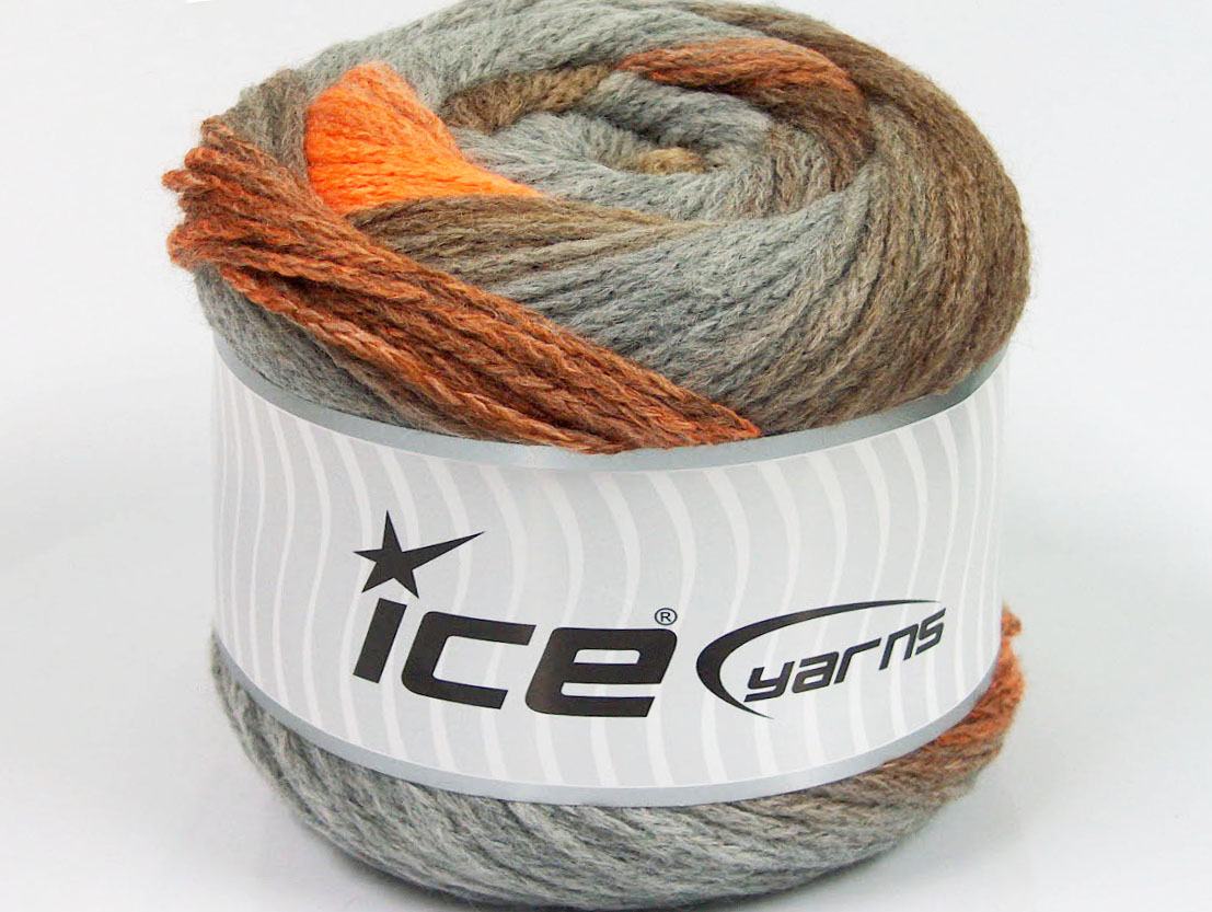 Cakes Chain Grey, Brown Shades, Orange