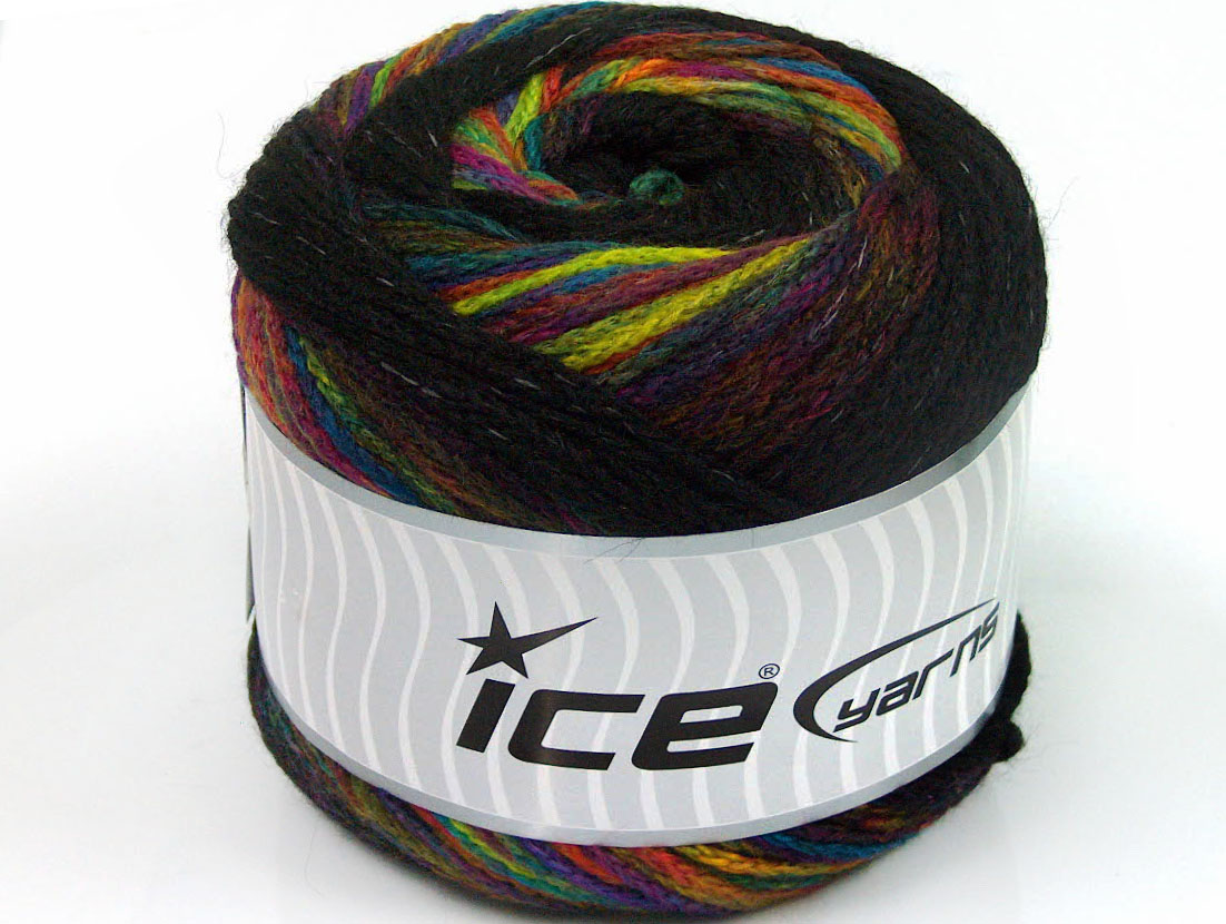 Cakes Chain Black, Rainbow