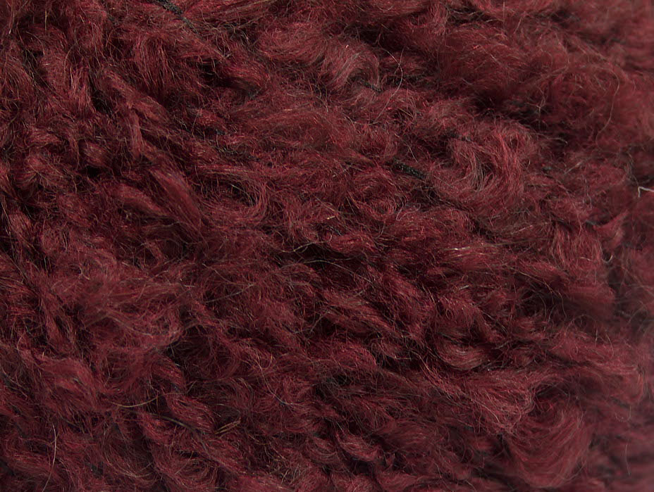 Boucle Mohair Worsted Burgundy at Yarn Paradise