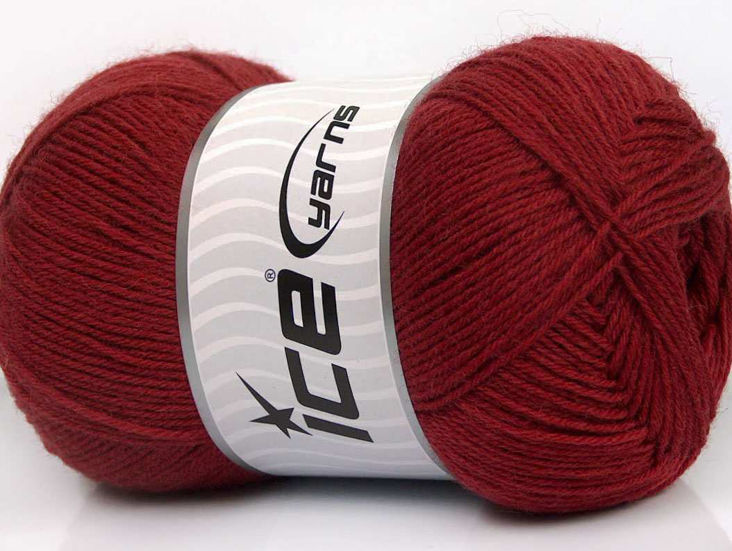 Solid Sock Burgundy