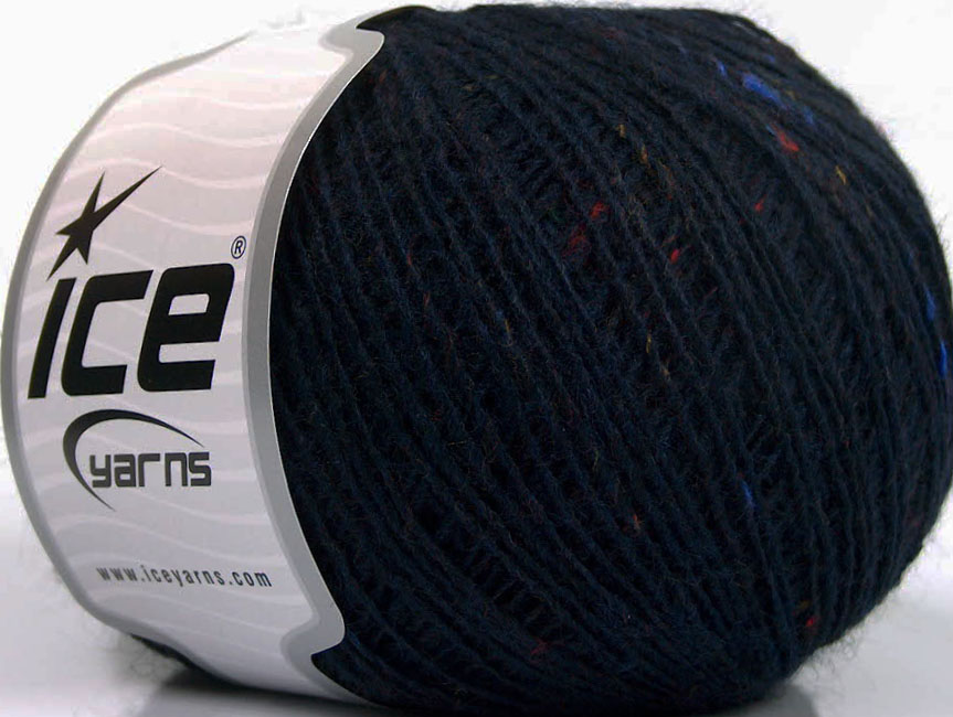 Pop Wool Tweed Navy