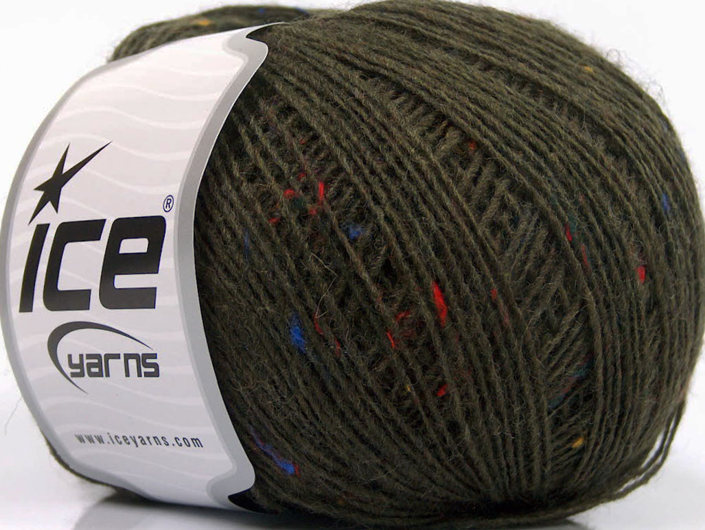 Pop Wool Tweed Dark Green