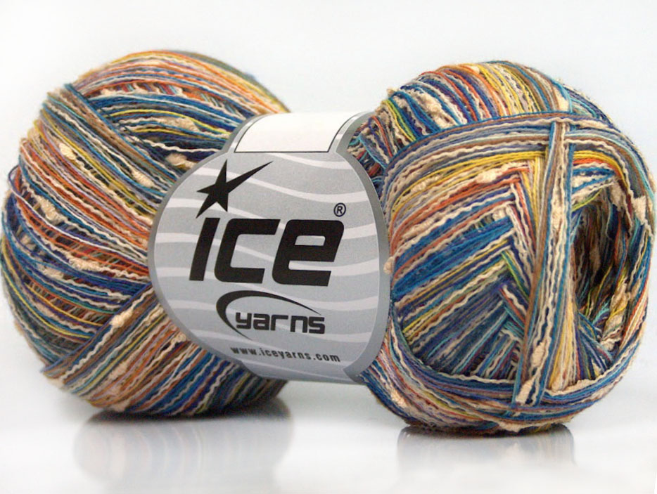 Sale Summer Blue, Cream, Orange, Gold