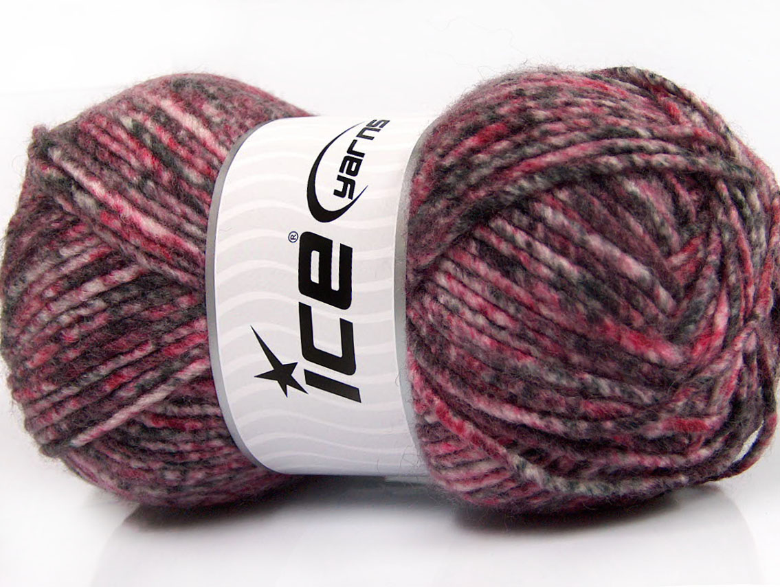 Wool Melange Beyaz Pembe tonları Gri