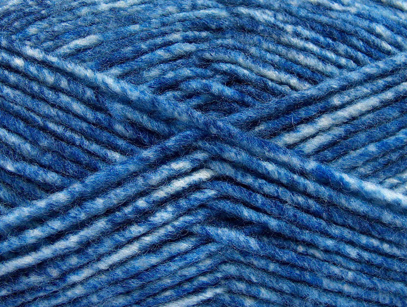 Wool Melange Blue Shades at Yarn Paradise