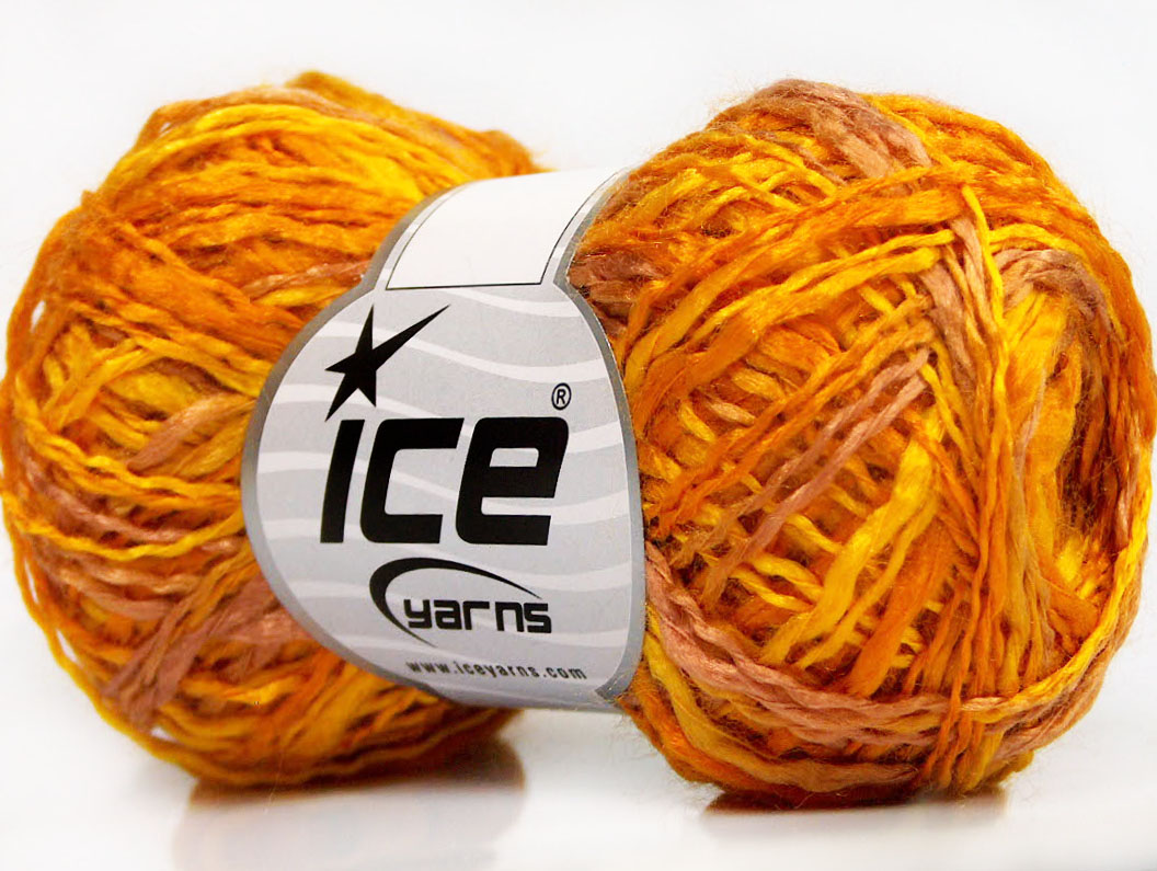 Flamme Acryl DK Gold, Orange, Camel