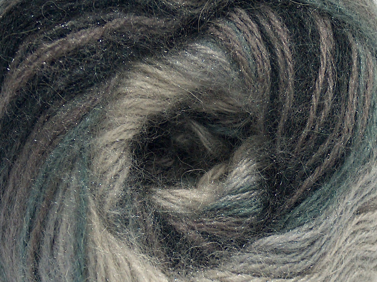 Lot of 4 x 100gr Skeins Ice Yarns ANGORA ACTIVE (25% Angora) Yarn Grey Shades - photo 2