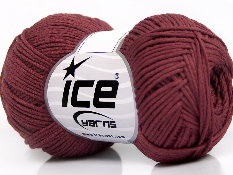 Tube Cotton Fine Burgundy