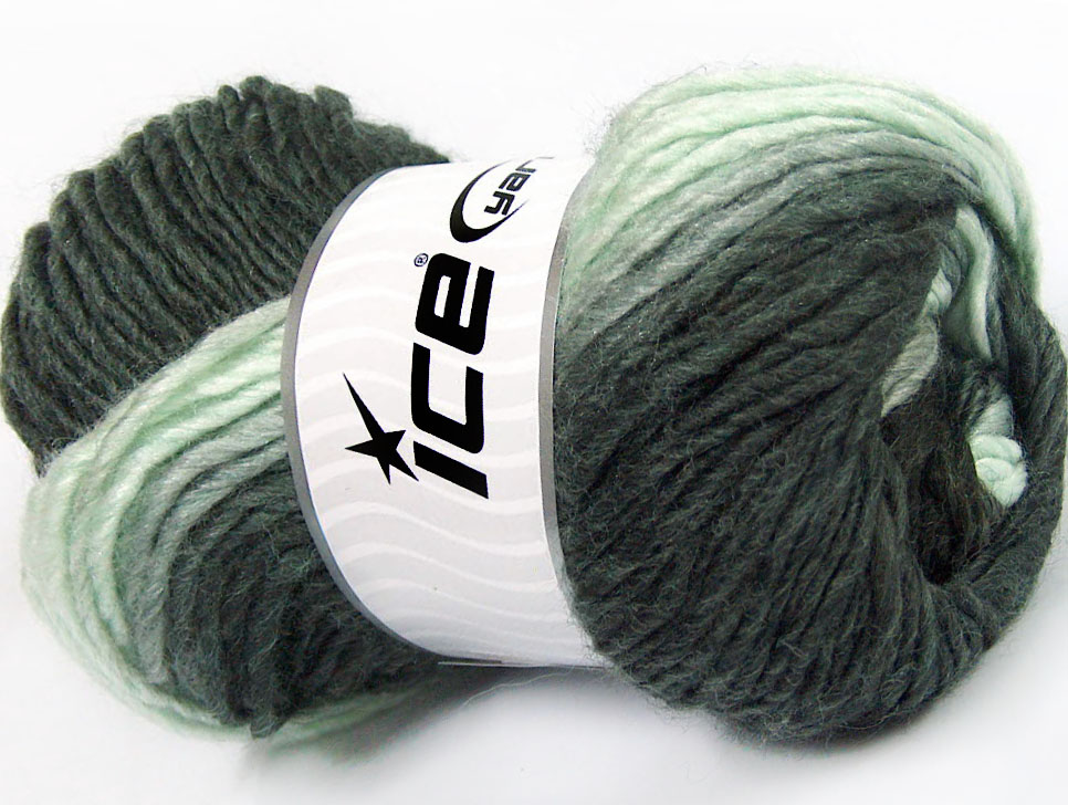Ambiente Anthracite Black, Light Mint Green