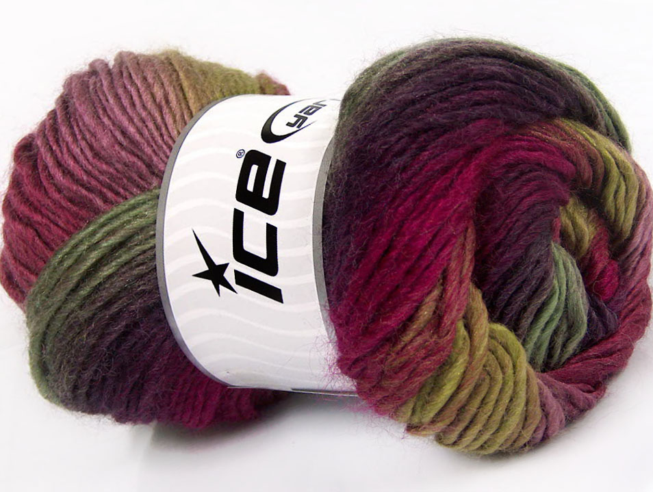 Ambiente Maroon, Fuchsia, Green Shades