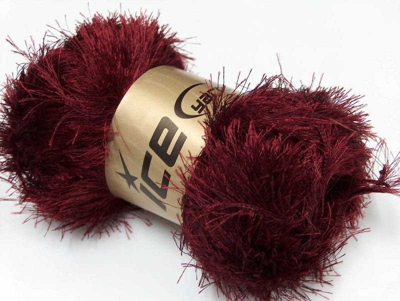 Eyelash 100gr Claret, Red