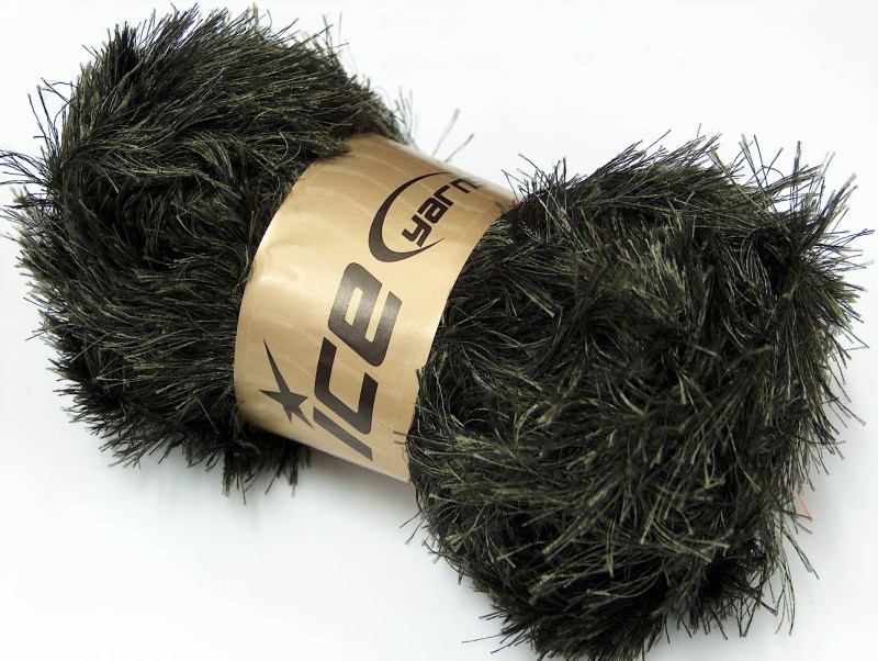 Eyelash 100gr Green, Black