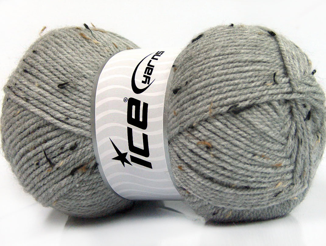 Favorite Tweed Açık Gri Kahverengi Tonları