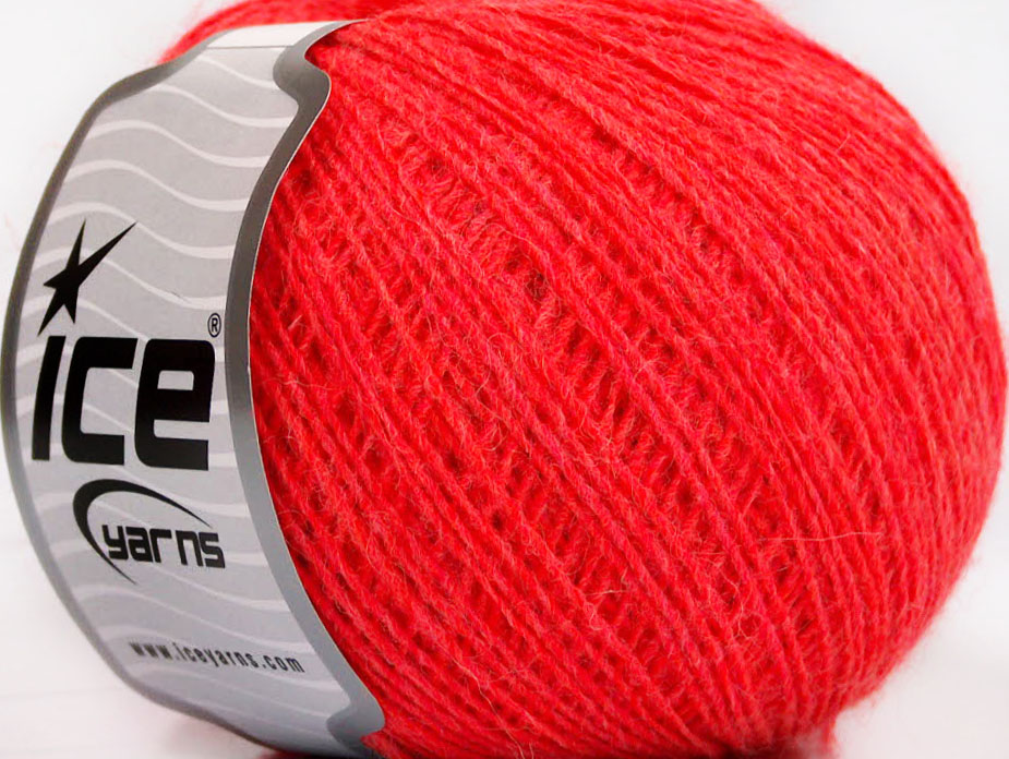 Wool Cord Sport Neon Red