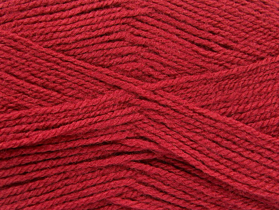 Lot of 4 x 100gr Skeins Ice Yarns GONCA Hand Knitting Yarn Burgundy - photo 2