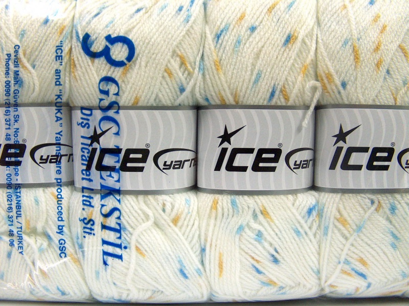Baby Lollipop White, Camel, Blue