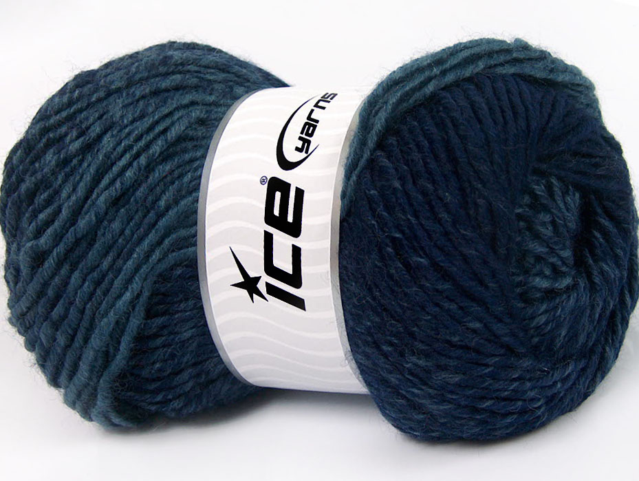 Lot of 4 x 100gr Skeins Ice Yarns FANTASIA (25% Wool) Yarn Jeans Blue Purple - photo 2