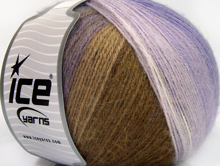 Angora Design Lilac Shades, Purple, Brown Shades