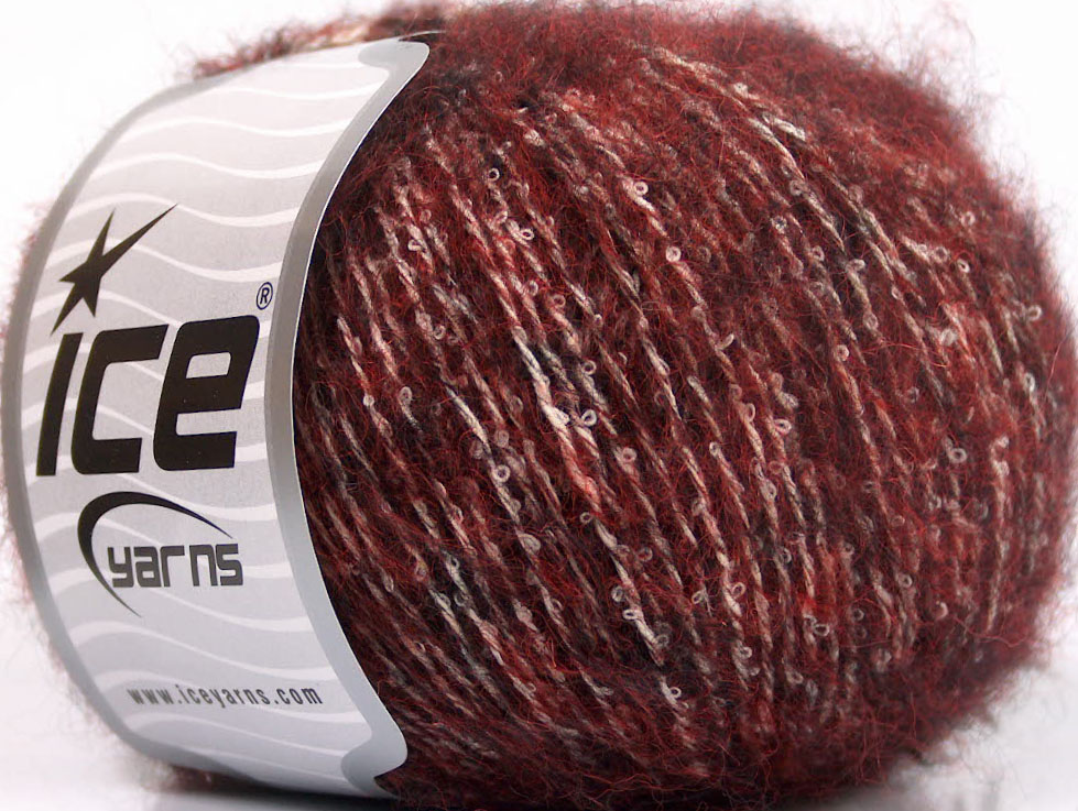 Sale Luxury-Premium Burgundy Melange, White