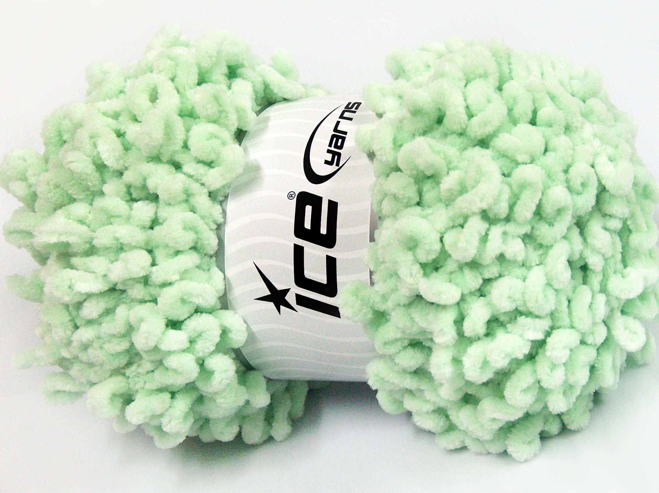 Chenille Loop Mint Green at Yarn Paradise