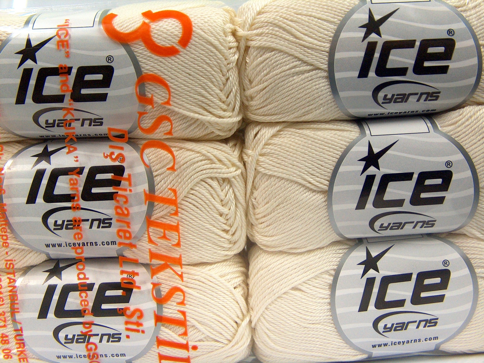 Giza Cotton Ecru at Ice Yarns Online Yarn Store